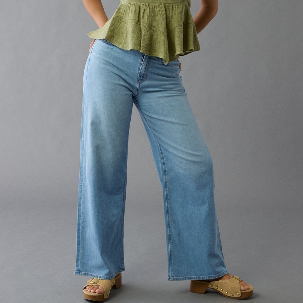 AEO | Curvy SHR Wide Baggy Leg Jeans